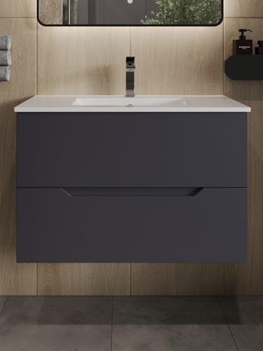 Тумба с раковиной Orange Line Li-70Tug+Ra 72х47х54 - фото 4