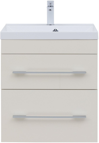 Тумба под раковину Aquanet Верона 00304537 57х48х61 подвесная цвет бежевый - фото 3