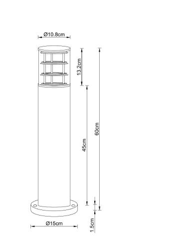 Ландшафтный светильник Arte Lamp Tokyo (Токыо) A5316PA-1BK - фото 2