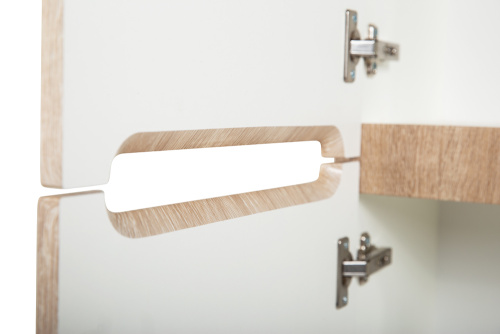 Шкаф-пенал BelBagno Etna ETNA-1500-2A-SC-WO-P-L 40х30х150 подвесной цвет белый - фото 5