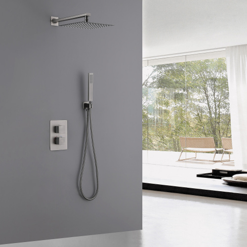 Душевая система ABBER AF8251NG встраиваемая в стену с термостатом - фото 2