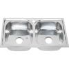Кухонная мойка Melana 040 t (*8) 80х50 цвет хром поверхность полированная
