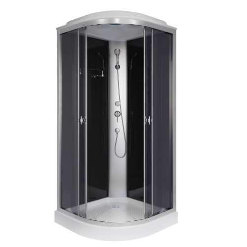 Душевая кабина Niagara Eco E80/13/TN 80х80 четверть круга с крышей ориентация универсальная - фото 2