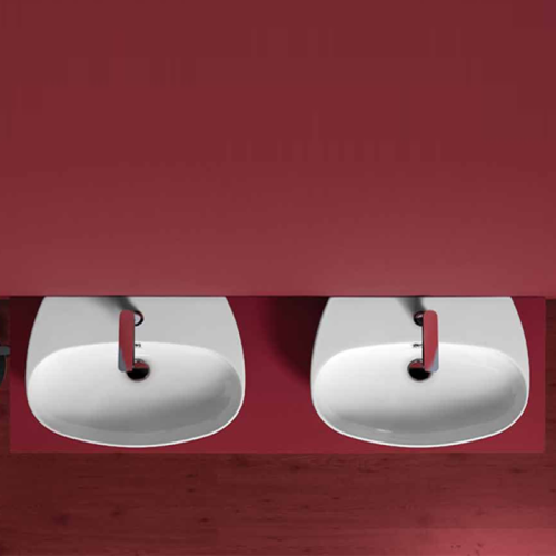 Раковина из санфаянса Simas Vignoni VI10bi*1 60х46 подвесная цвет белый 1 отверстие под смеситель