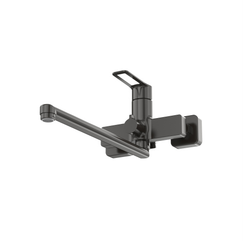 Смеситель для ванны Tokito KOBE TOK-KOB-1015 настенный вороненая сталь - фото 4