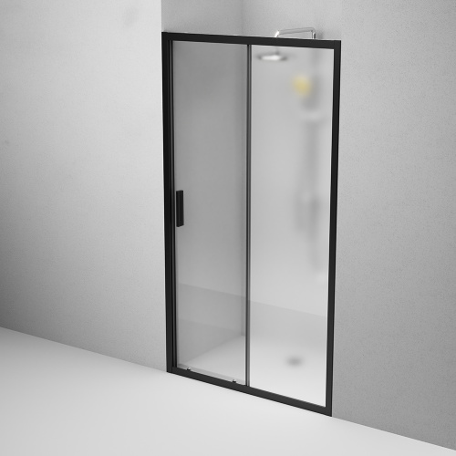 Душевая дверь Am.Pm Gem W90G-110-1-195BM 110х195 стекло прозрачное профиль черный - фото 5