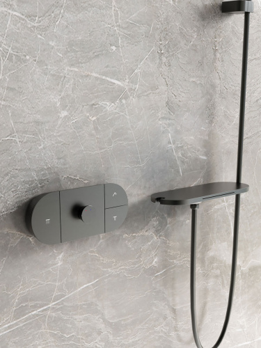 Душевая система Vincea VSFW-2F12TMB встраиваемая в стену с термостатом - фото 2
