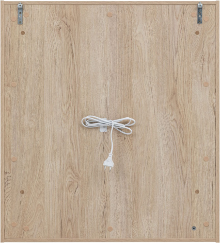 Тумба под раковину Aquanet Милан 00336384 80х45х64 подвесная цвет светлое дерево - фото 2