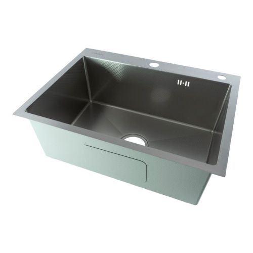 Кухонная мойка Fmark FSC6045L 60х45 цвет сатин поверхность матовая - фото 2