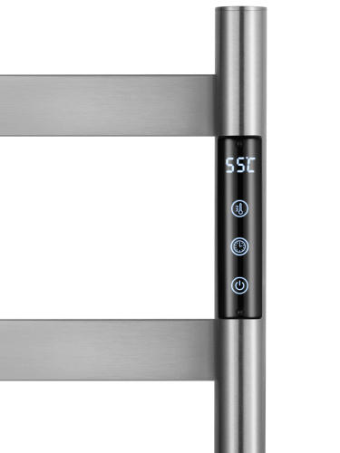 Полотенцесушитель Wonzon & Woghand Essen WW-A407-BR 48х96 электрический никель - фото 4