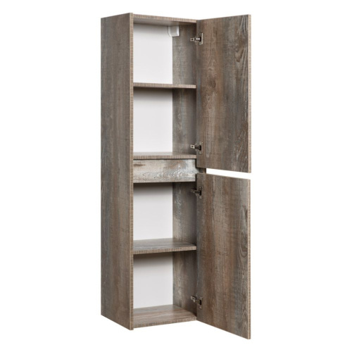 Шкаф-пенал Art&Max FAMILY Family-1500-2A-SO-PE 40х30х150 подвесной цвет бежево-серый - фото 4