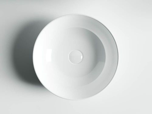 Раковина из сантехнического фарфора Ceramica Nova ELEMENT CN6013 40х40 накладная цвет белый без отверстий под смеситель - фото 5