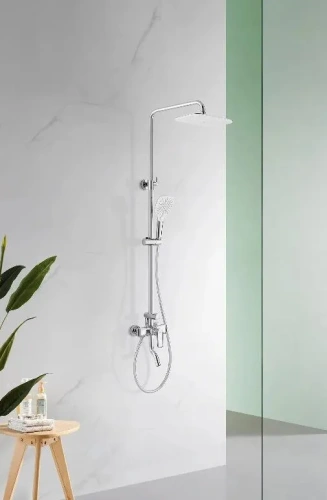 Душевая стойка Arrow AG3311CP настенная цвет хром - фото 3