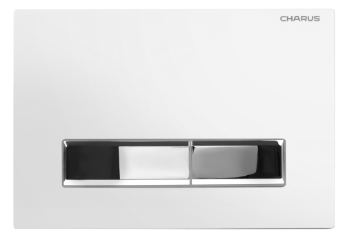 Клавиша смыва механическая CHARUS Raiden FP.321.WBN.01 цвет белый глянцевый