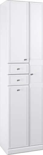 Шкаф-пенал Aqwella Y Ba.05.05 50х33х193 напольный цвет белый - фото 2