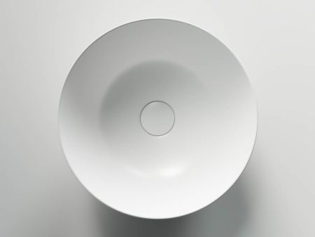 Раковина из сантехнического фарфора Ceramica Nova ELEMENT CN6003 40х40 накладная цвет белый без отверстий под смеситель