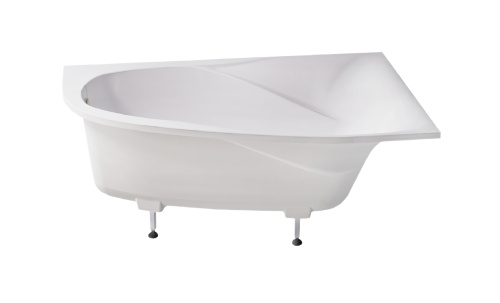 Ванна из литьевго мрамора Astra-Form Селена 01010040 170х100 угловая асимметричная с ножками - фото 3