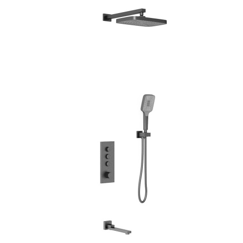 Душевая система Vincea VSFW-433T1GM встраиваемая в стену с термостатом - фото 2