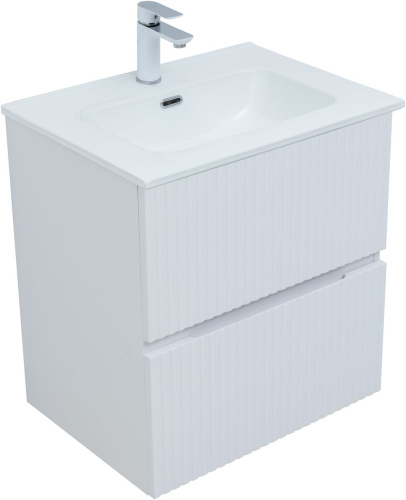Тумба под раковину Aquanet Джейн 00313284 59х44х64 напольная/подвесная цвет белый - фото 3