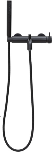 Смеситель для ванны с душем Allen Brau Priority 5.31D10-31 настенный черный - фото 5