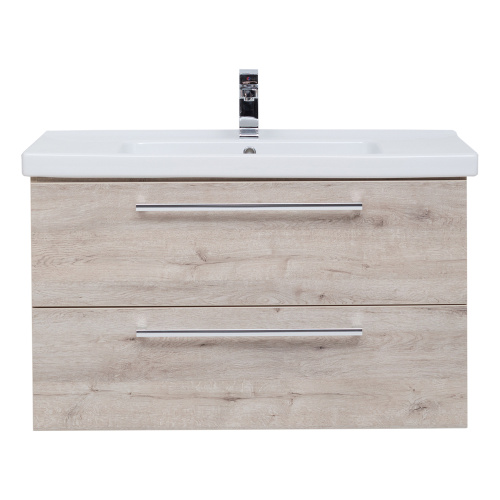 Тумба под раковину Dreja Gio 77.0106D 96х55х46 подвесная цвет дуб кантри - фото 3