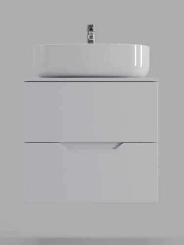 Тумба с раковиной Orange Line Li-60TuwMDF+B07-540W 61х46х71 - фото 3