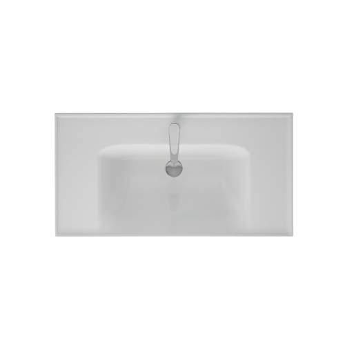 Раковина керамическая Dreja Grace 641617 91х46 подвесная цвет белый 1 отверстие под смеситель - фото 4