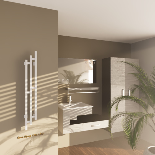 Полотенцесушитель Altasan БризПроф БризПроф12017БМ подвесной 17х121 электрический белый матовый - фото 2