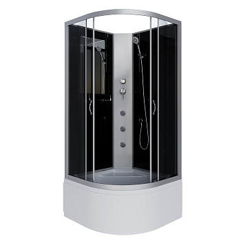 Душевая кабина Niagara Classic 25071434BKG 80х80 четверть круга без крыши ориентация универсальная