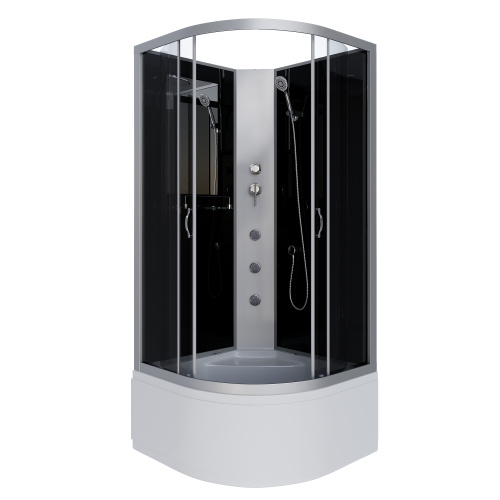 Душевая кабина Niagara Classic 25071434BKG 80х80 четверть круга без крыши ориентация универсальная
