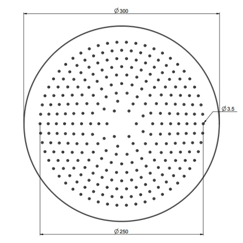 Верхний душ Fima Carlo Frattini Spillo Steel F2948/2INOX сталь - фото 2