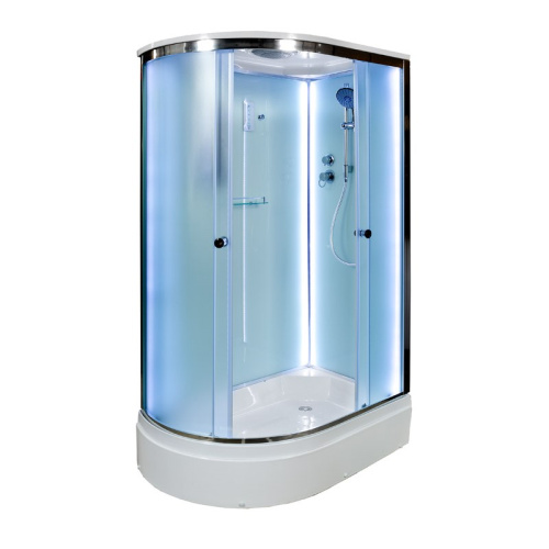 Душевая кабина AvaCan D312SRLED 120х90 асимметричная с крышей ориентация правая - фото 2