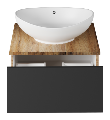 Тумба под раковину Misty Ива П-Ива-01060-481Я 60х45х30 подвесная - фото 3