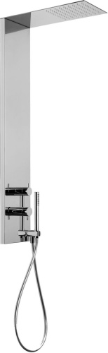 Душевая панель Paffoni Beta ZCOL672CR настенная прямоугольная