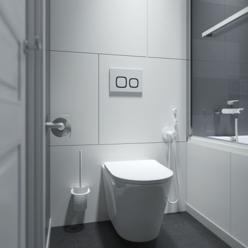 Клавиша смыва механическая IDDIS Unifix UNI04WBi77 цвет белый - фото 2