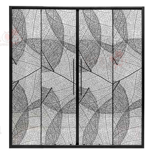 Душевая дверь AvaCan FB2-190MT 210х195 стекло матовое профиль черный - фото 2