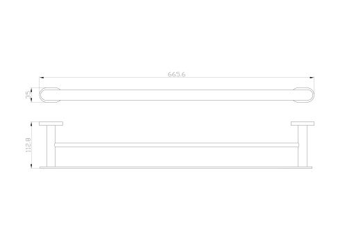 Полотенцедержатель Wonzon & Woghand First WW-8411 - фото 2