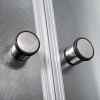 Душевая кабина AvaCan B10SBLACK 100х100 четверть круга с крышей ориентация универсальная