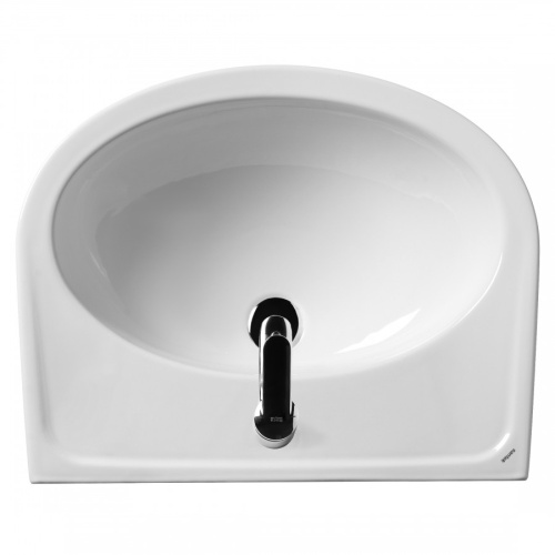 Раковина из сантехнического фарфора Santek Бореаль 1WH110484 48х59 подвесная цвет белый - фото 3