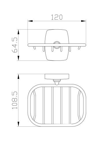 Мыльница с держателем Wonzon & Woghand Porto WW-1301A - фото 2