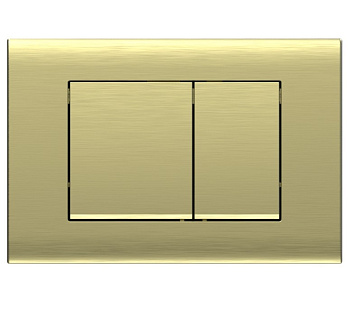 Клавиша смыва механическая Vincea VFP-001BG цвет брашированное золото