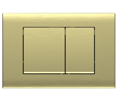 Клавиша смыва механическая Vincea VFP-001BG цвет брашированное золото