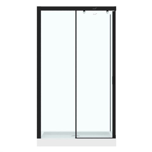 Душевой уголок Cerutti SPA MARBELLA 120B L 120х80 стекло прозрачное профиль черный без поддона