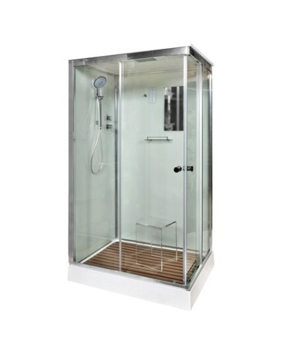 Душевая кабина AvaCan K402SEL 120х90 прямоугольная с крышей ориентация универсальная - фото 2