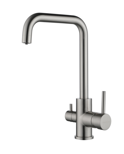 Смеситель для кухни Paulmark LOGAS Lo213021-NI на раковину никель