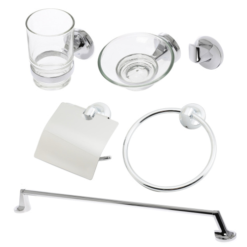 Набор аксессуаров для ванной комнаты Orange Y01-888cr - фото 2