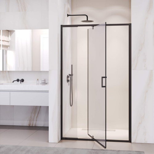 Душевая дверь RGW Passage 350800812-14 110х195 стекло прозрачное профиль черный - фото 2