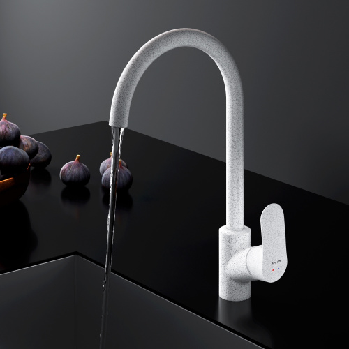 Смеситель для кухни Am.Pm Like F8007133 на мойку белый - фото 3