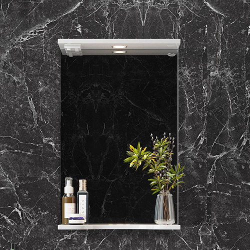 Зеркало в ванную Onika Коралл 204501 45х70 цвет белый - фото 3