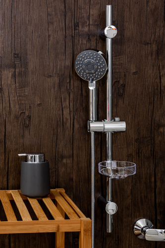 Душевой гарнитур Agger Splash A022 настенный  хром - фото 5